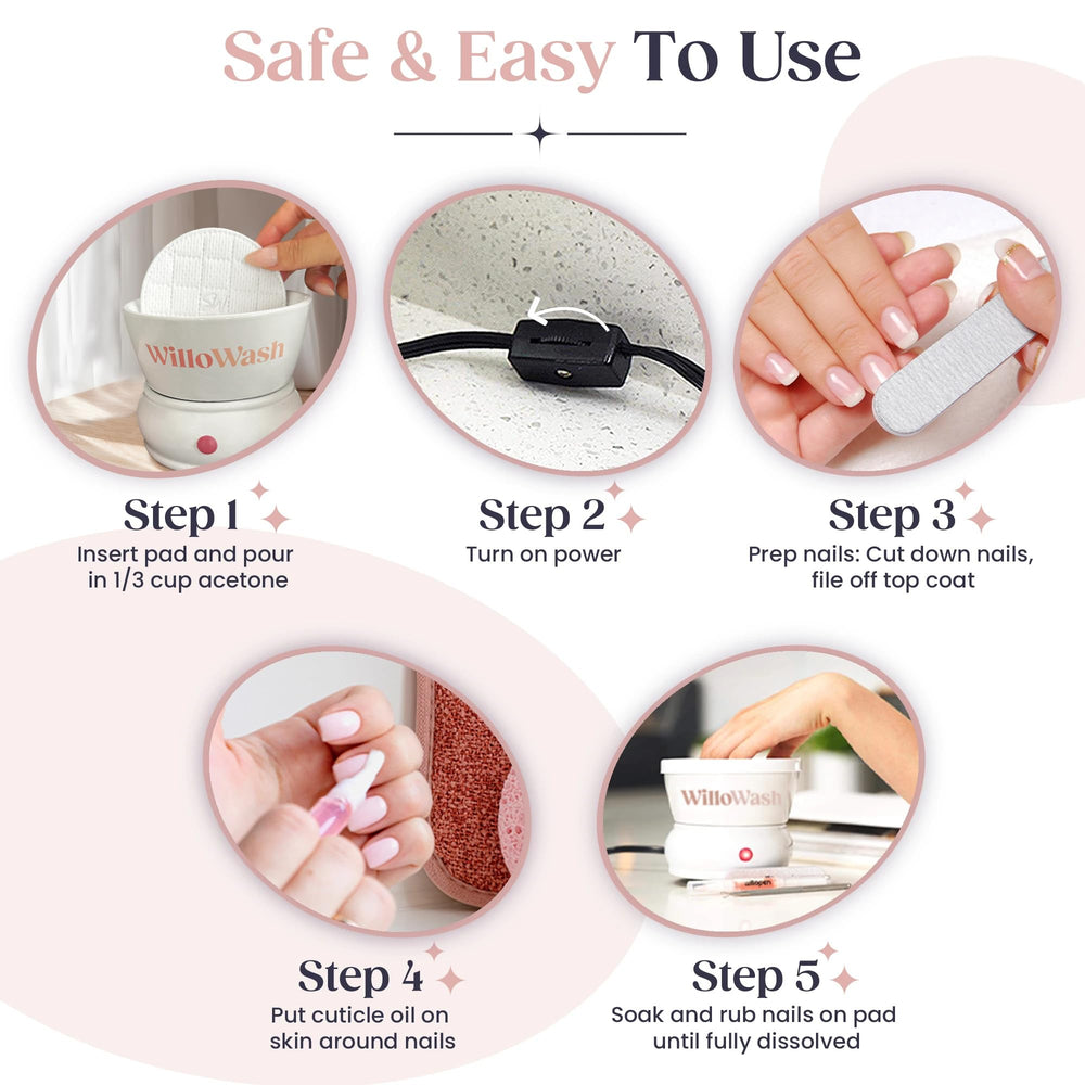 Saint Willo Willopads provide an easy at-home removal experience.