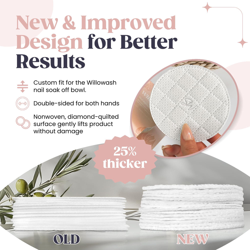 Saint Willo Willopads nonwoven abrasive surface speeds dip powder removal.