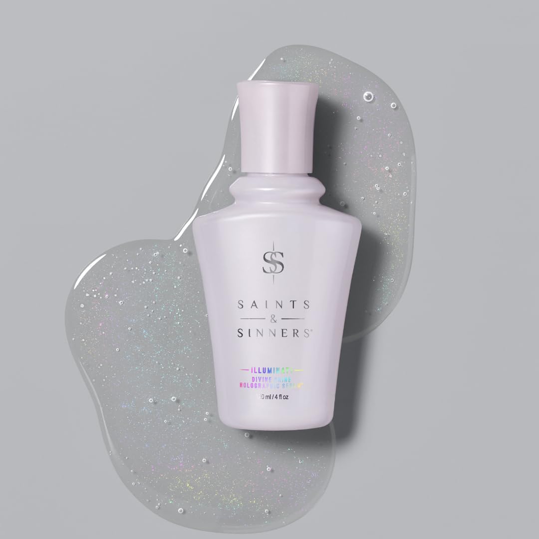 Frizz control and smooth finish from Illuminati Divine Shine serum