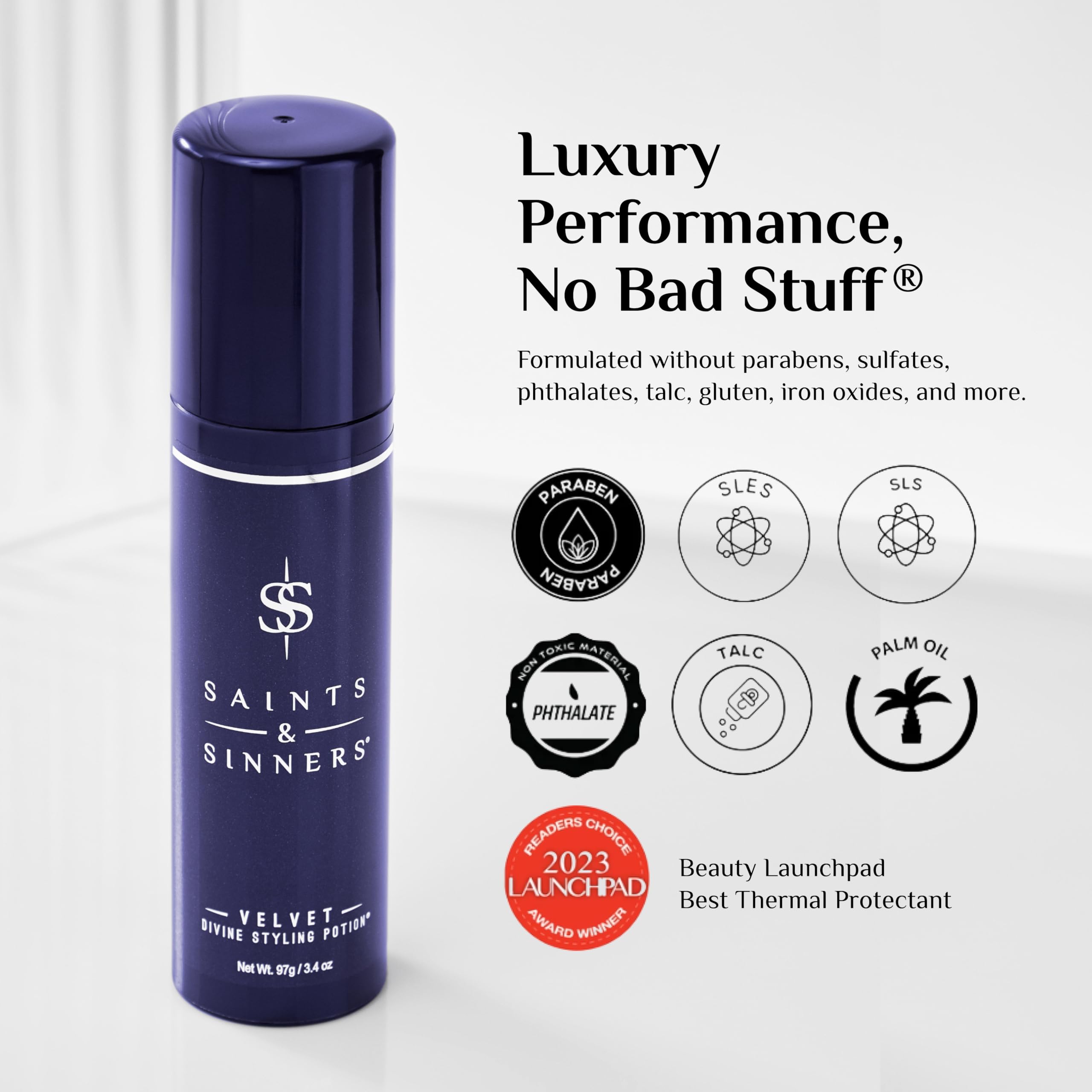 Damp hair being prepped with Velvet Divine for salon-like results
