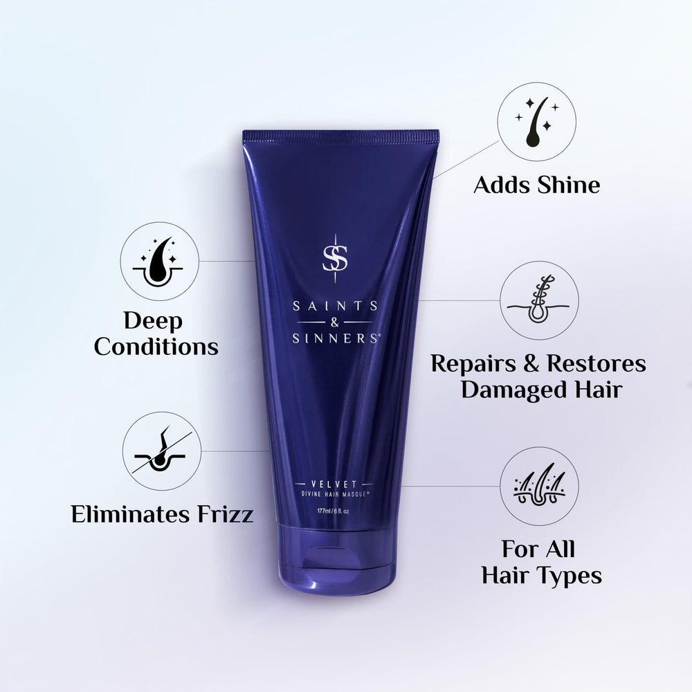 Velvet Divine masque ingredients spotlight for hair strength