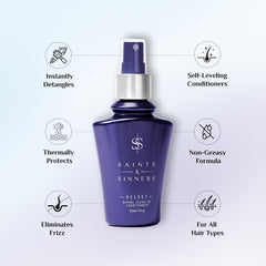 Saints & Sinners Velvet Divine leave-in mist offers even spray for frizz control and shine