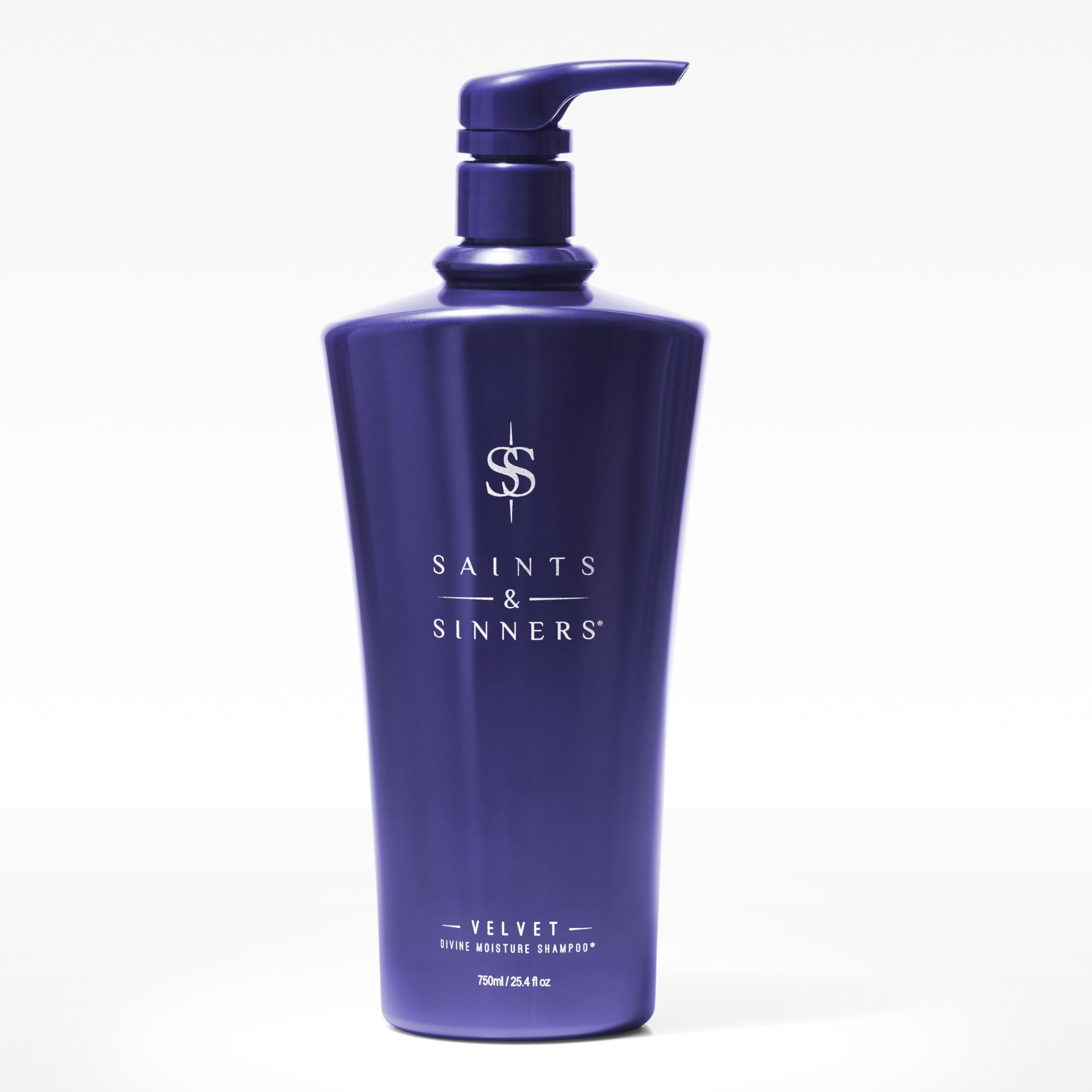 Saints & Sinners Velvet Divine Moisture Shampoo for color-treated hair preserving vibrancy and moisture.