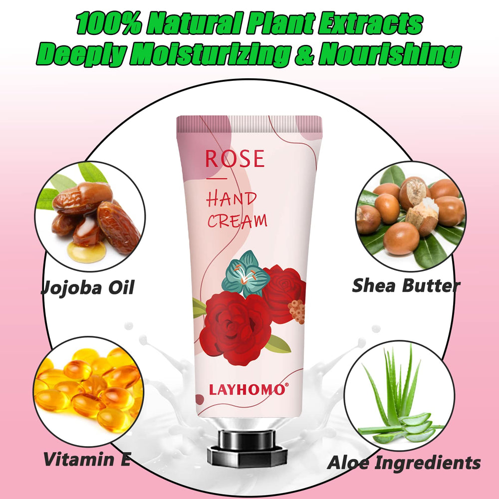 Sakose travel-size hand creams, lightweight tubes ideal for on-the-go moisture.