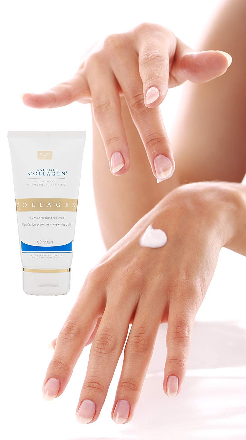 Salcoll smoothing effect on hands after application