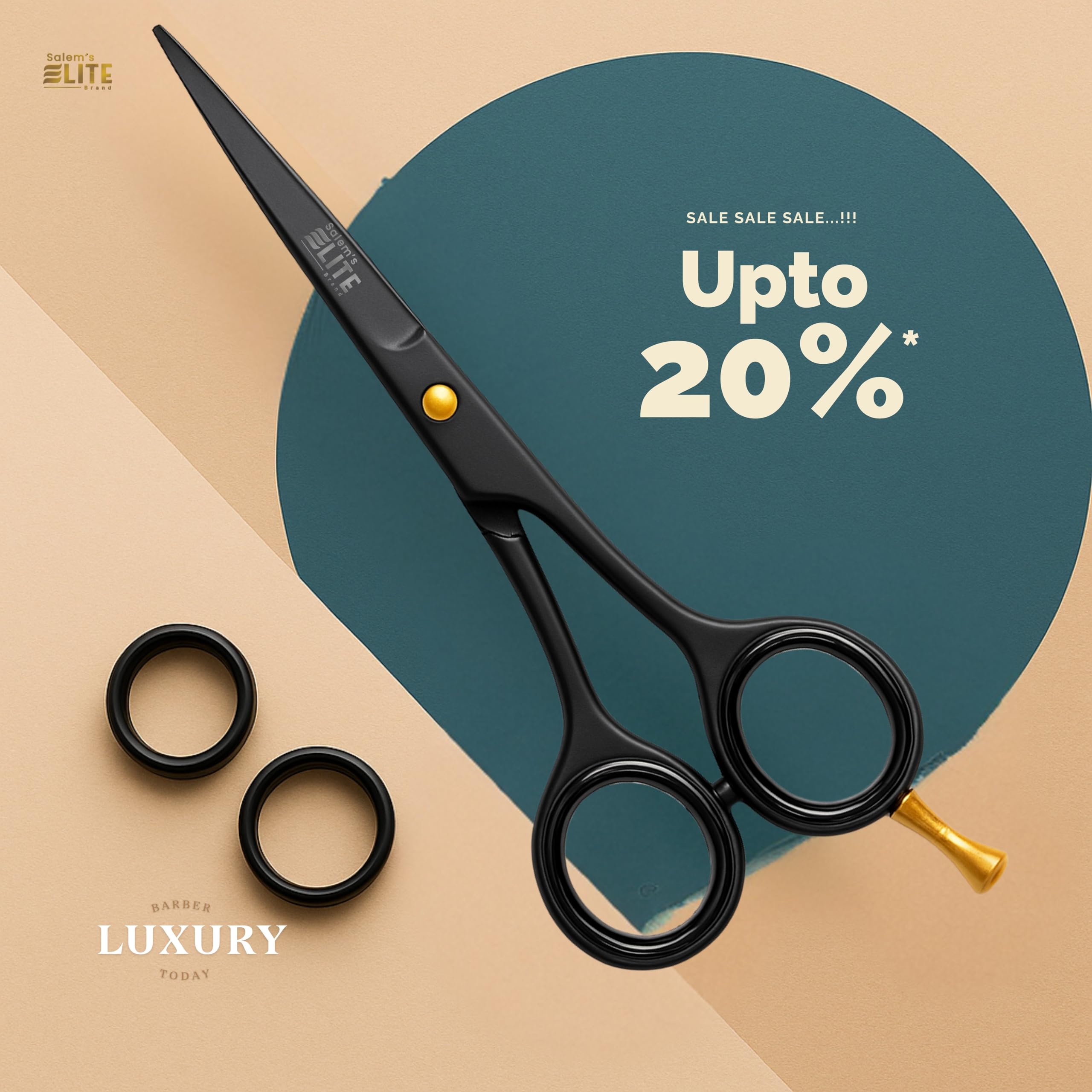 Salem's Elite salon-grade scissors ideal for men and women