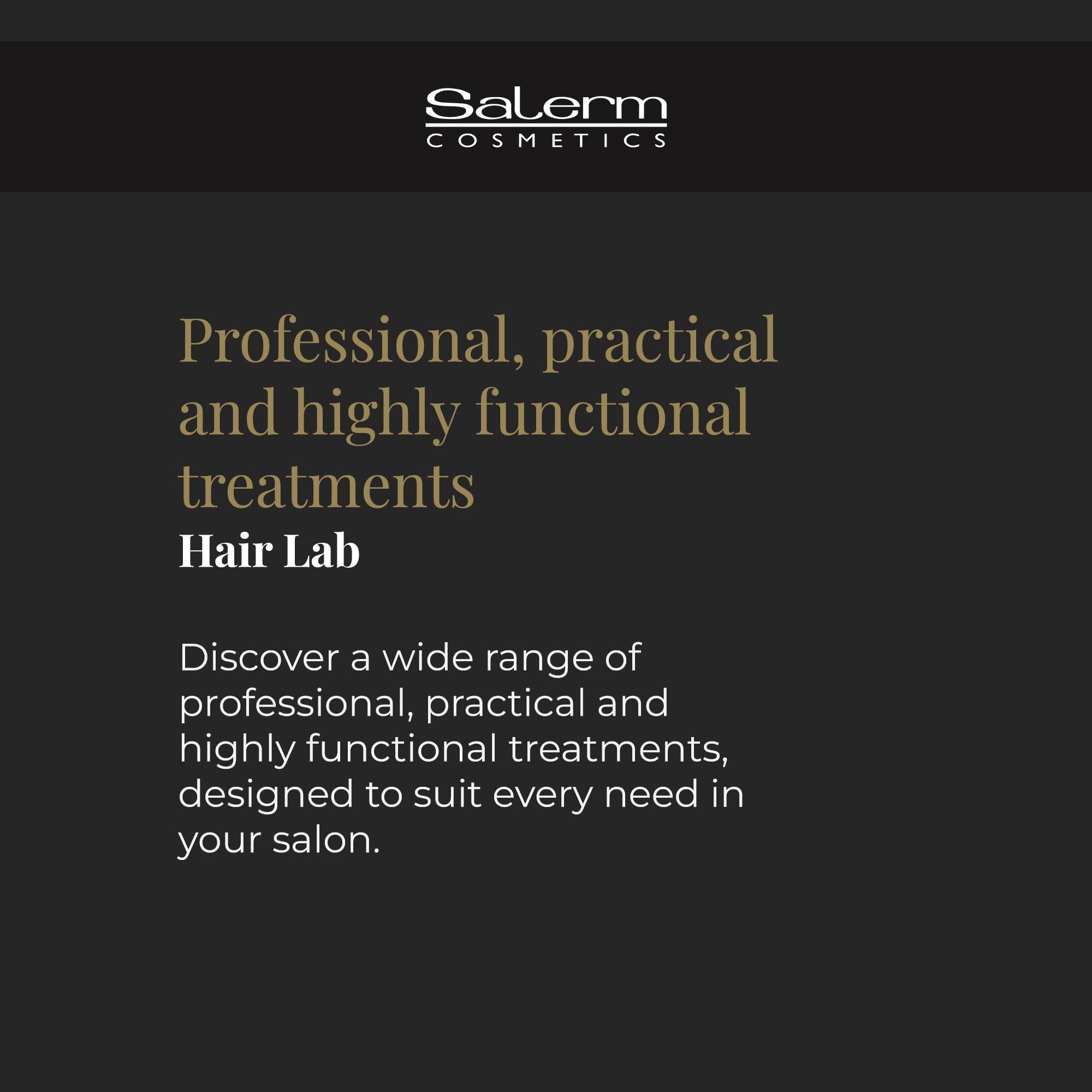 SALERM Hair Lab Solar shimmer oil enhances shine and silkiness
