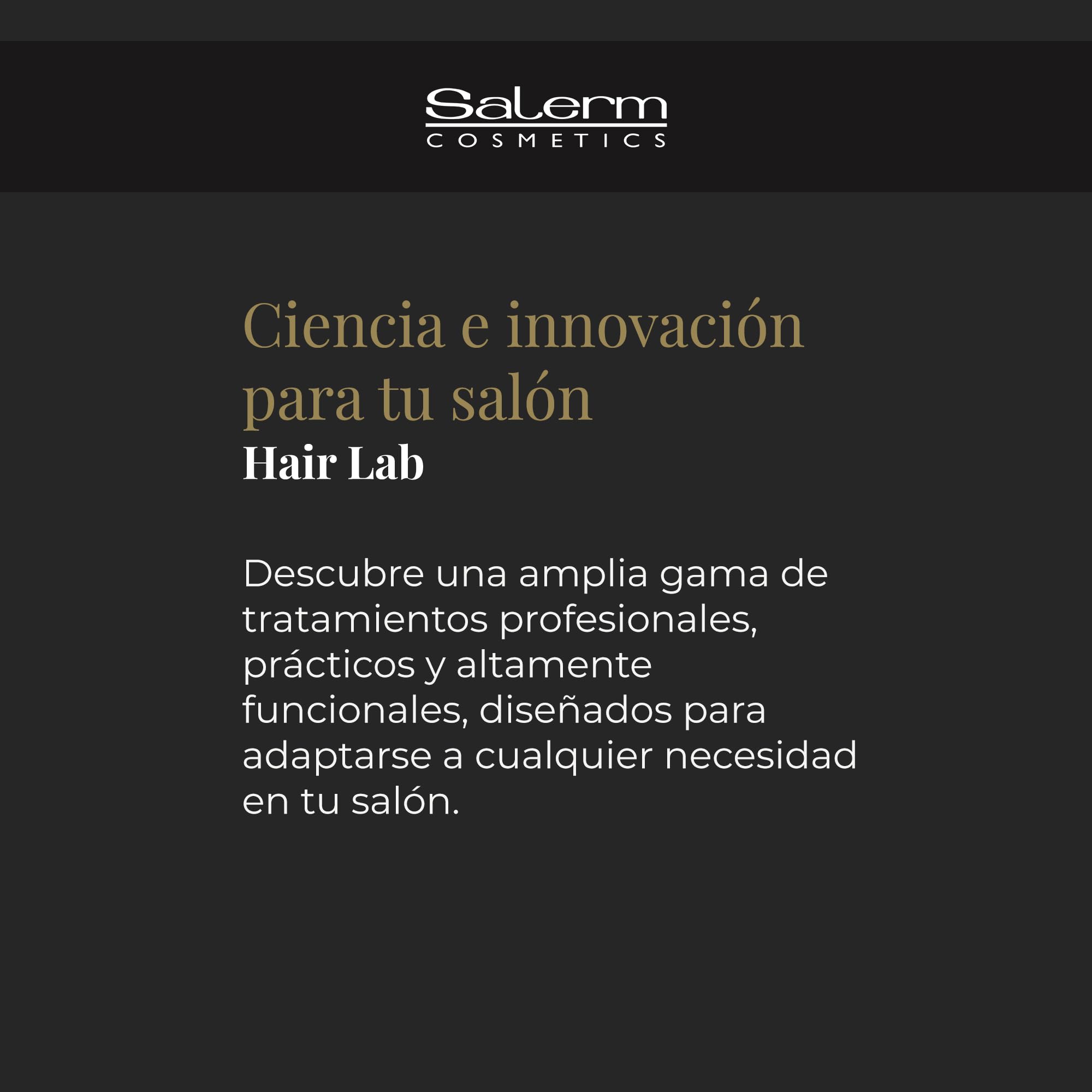SALERM Hairlab Energizing Lotion dispense drops—precise dosing for targeted scalp nourishment.