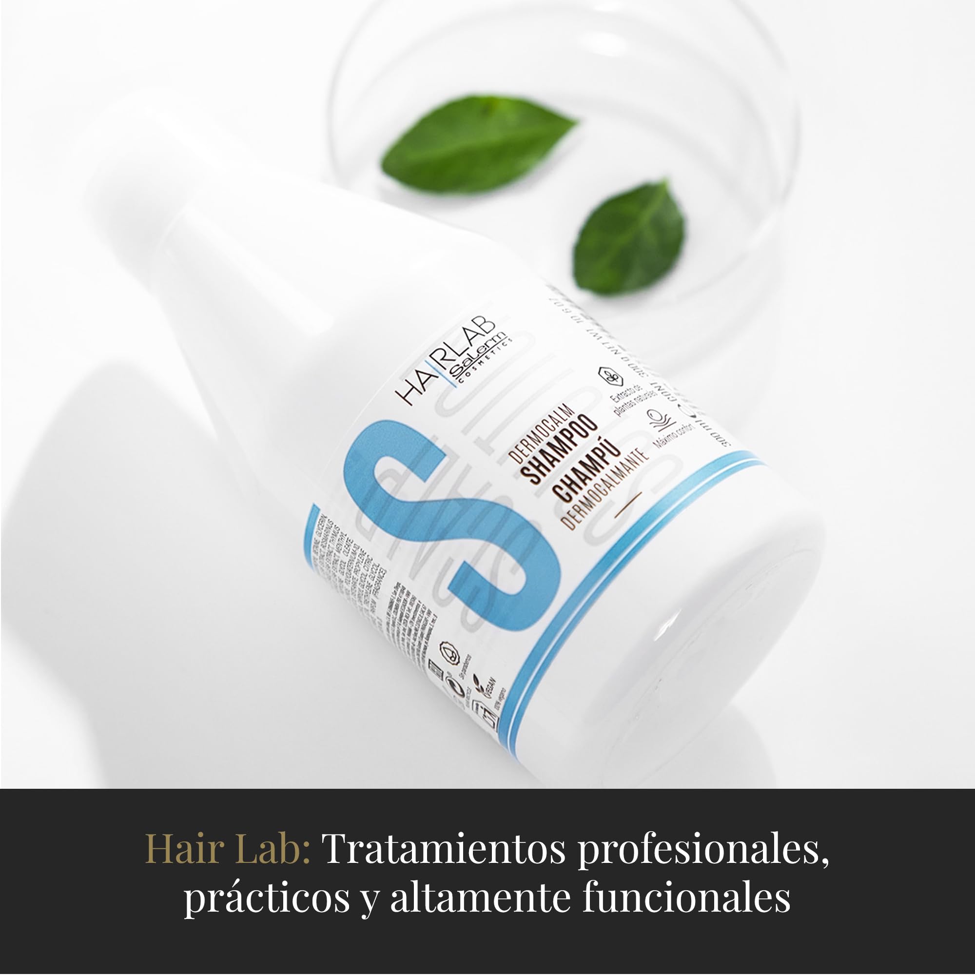 SALERM Hairlab Energizing Lotion scalp application—integrates into daily grooming routine.