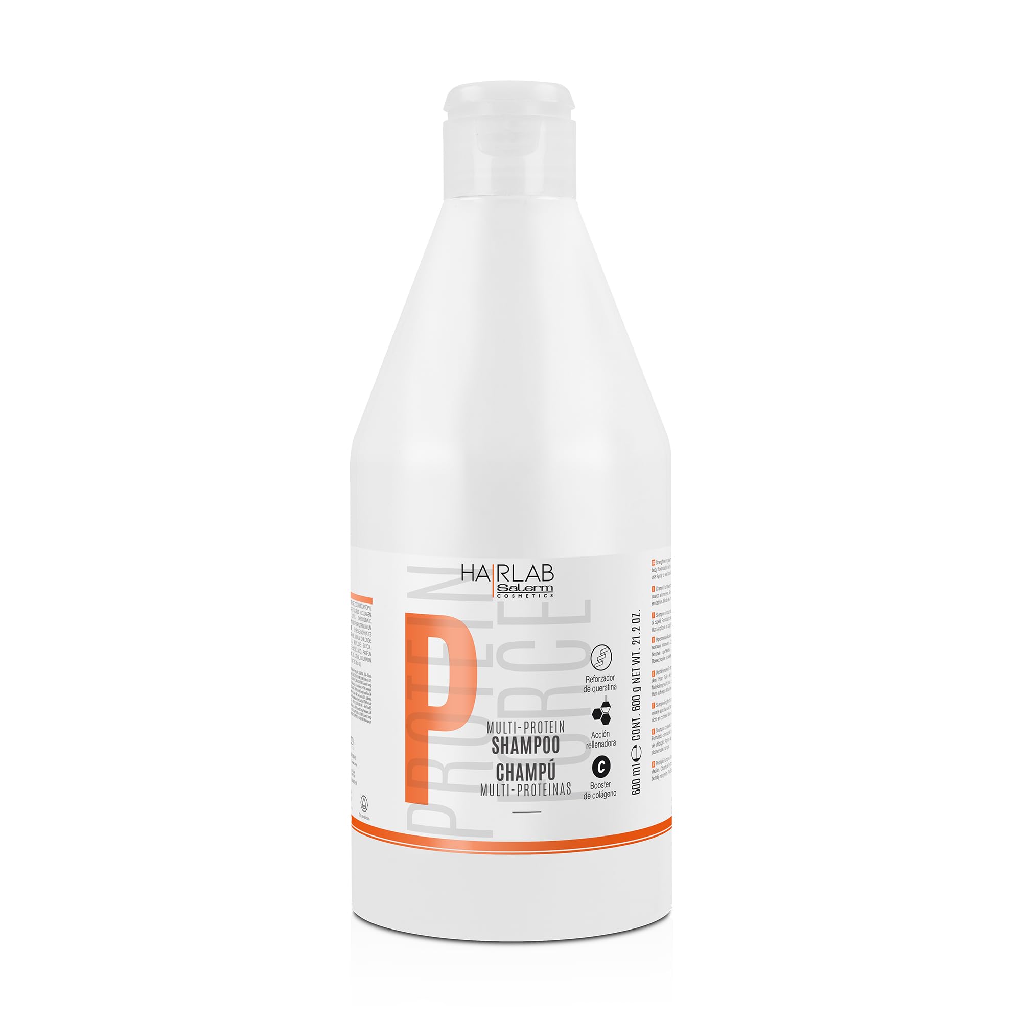 SALERM HairLab Protein Force bottle front view indicating nourishing fortification
