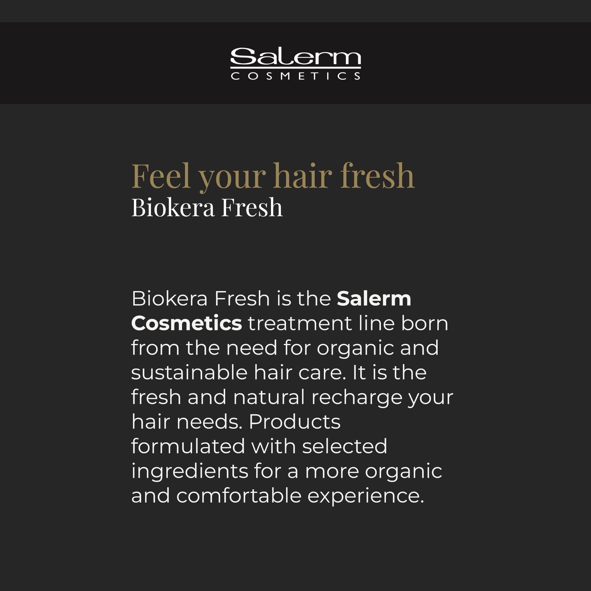 SALERM Hydration closeup emphasizing moisture for frizz control