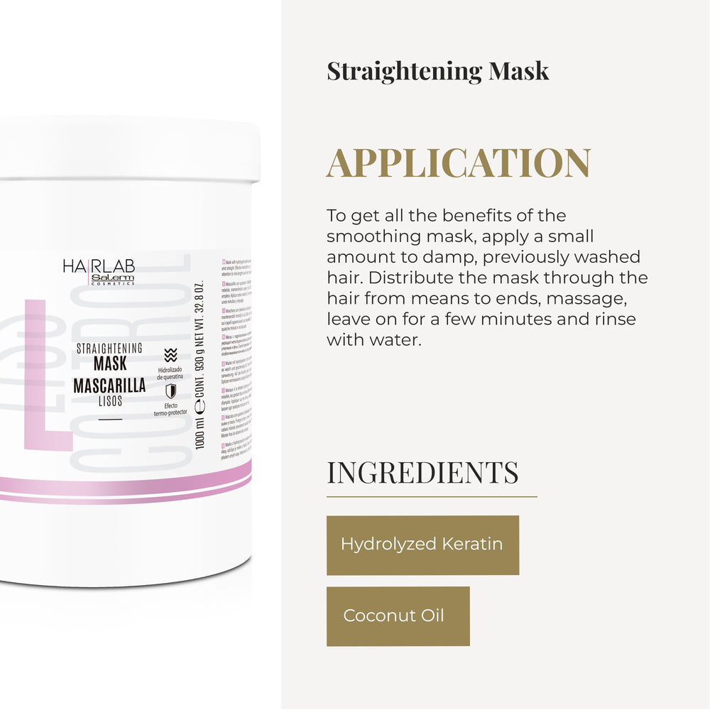 Salerm Lisos Hair Lab Mask creamy texture close-up