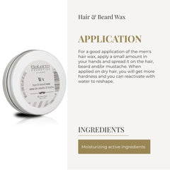 SALERM Men's Hair Wax for beard and mustache control with hydration