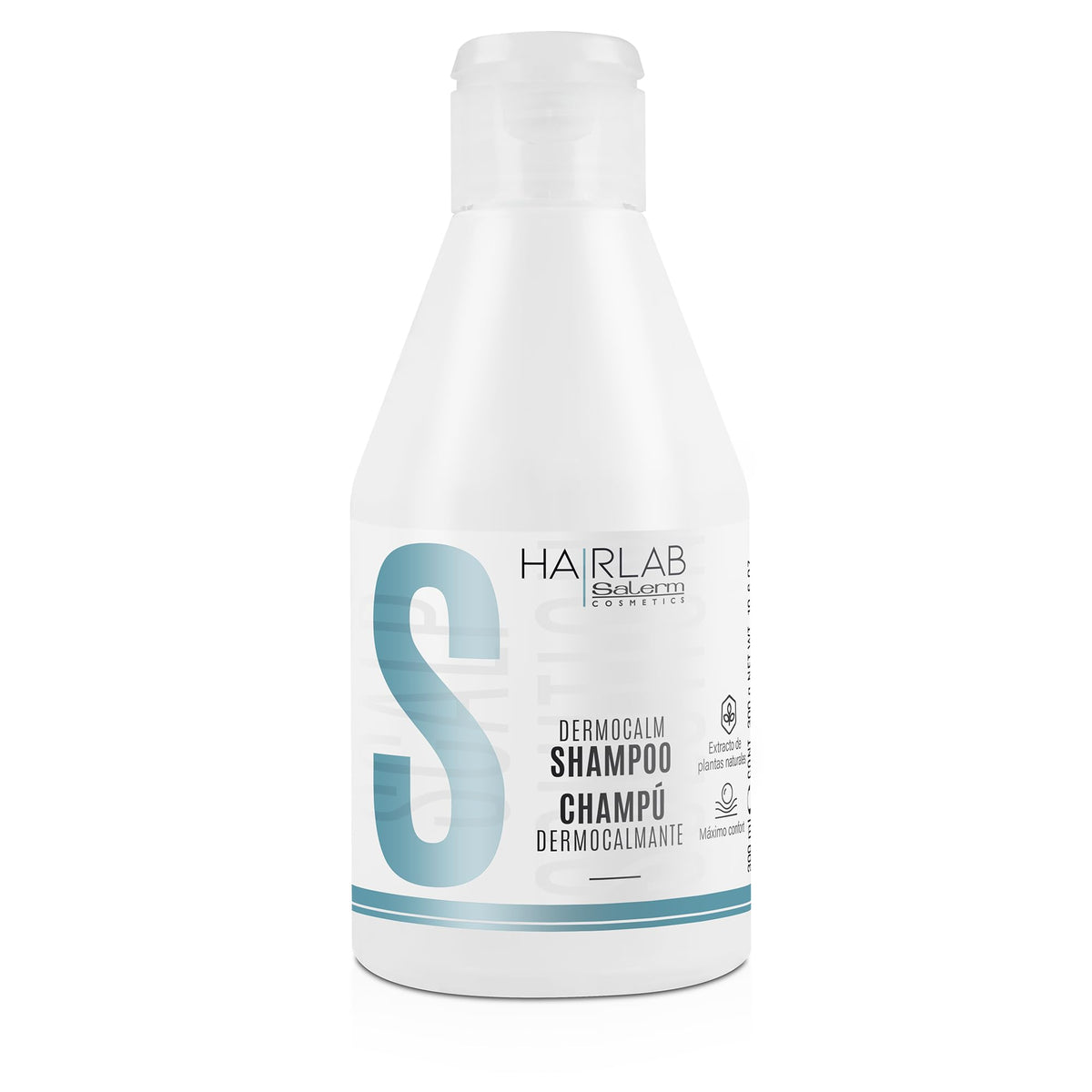 SALERM Soothing Shampoo bottle highlighting witch hazel for sensitive scalp relief.