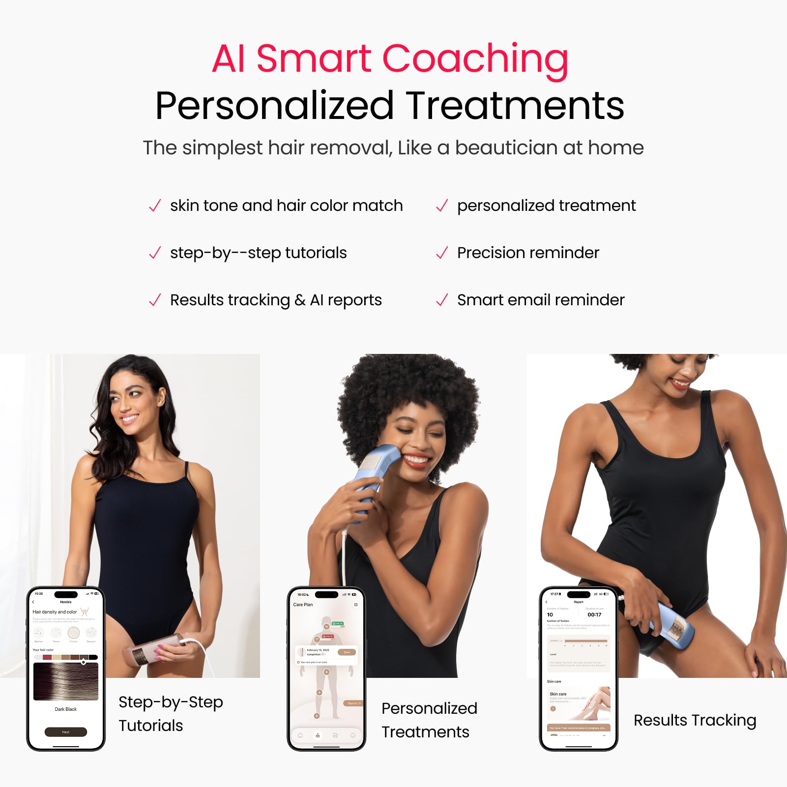 Salloot bikini line and underarms use for convenient home sessions