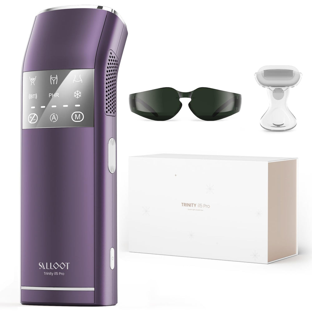 SALLOOT IPL laser removal with dual lights for faster full-body sessions