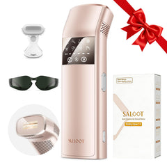 SALLOOT IPL laser Trinity iGlow-10 targets bikini-area follicles for efficient treatment.