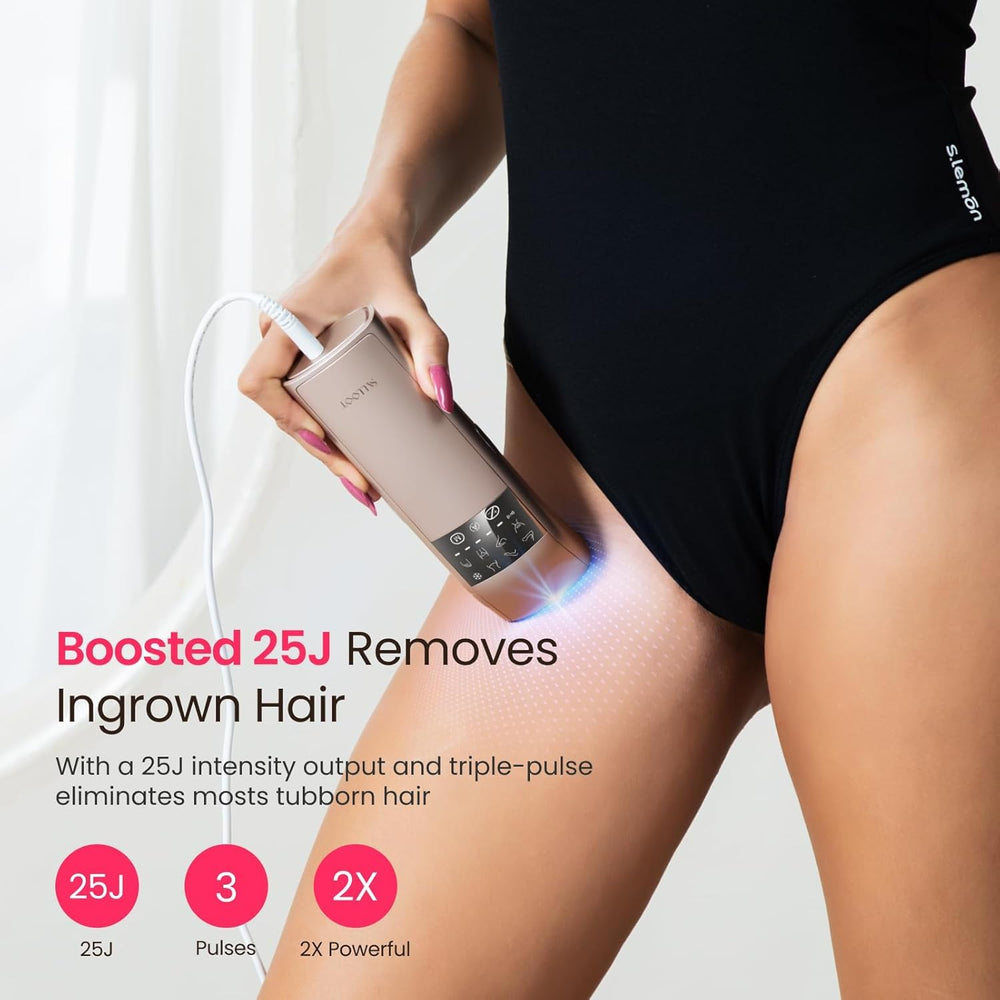 SALLOOT sapphire ice cooling at 37°F soothes skin during sessions.