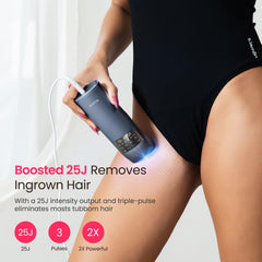SALLOOT triple-pulse IPL sapphire ice-cooling system keeps skin cool during sessions.