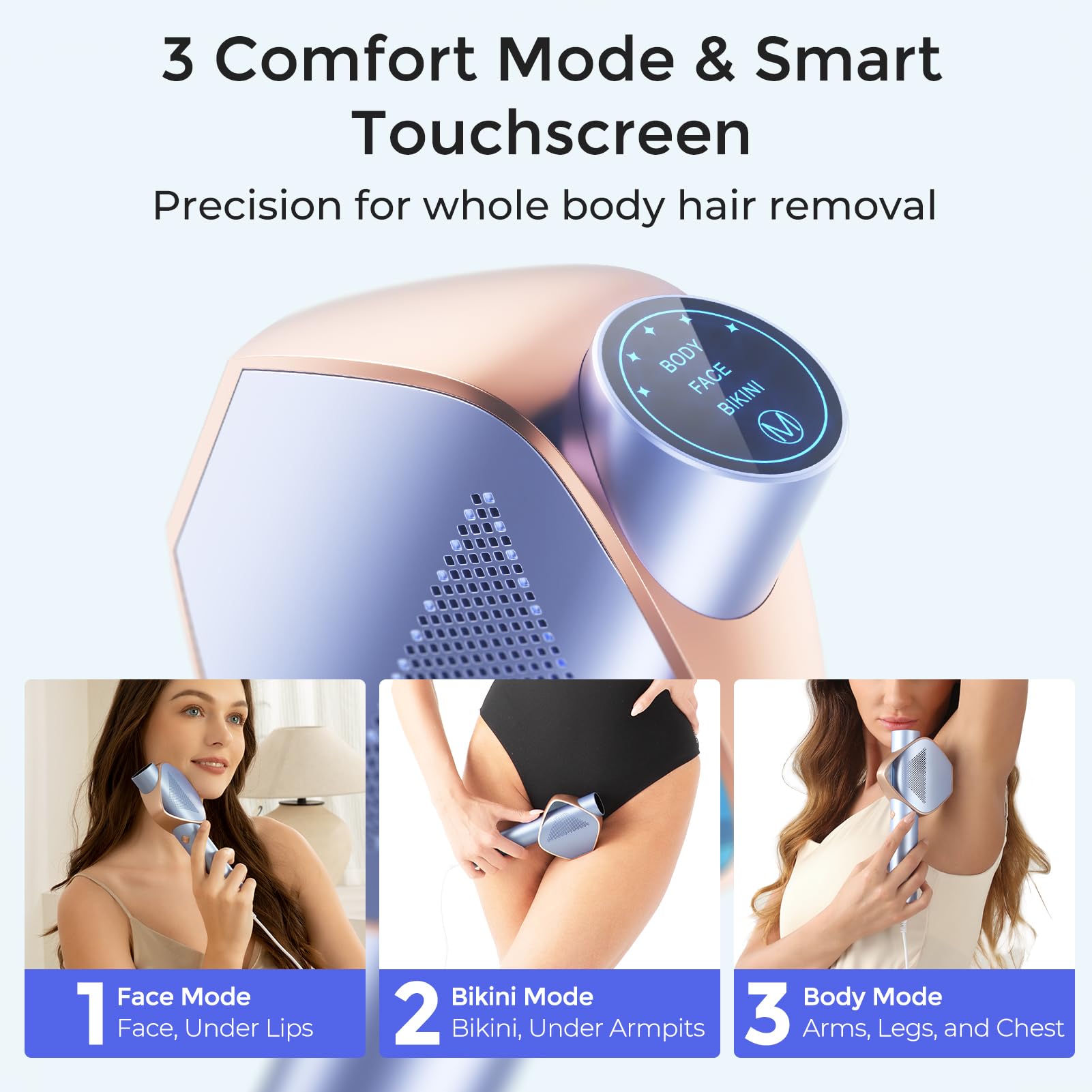 SALLOOT 3-week visible results showing smoother skin and reduced hair
