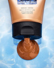Sally Hansen Airbrush Legs blend-on leg demonstrates smooth, natural-looking results.