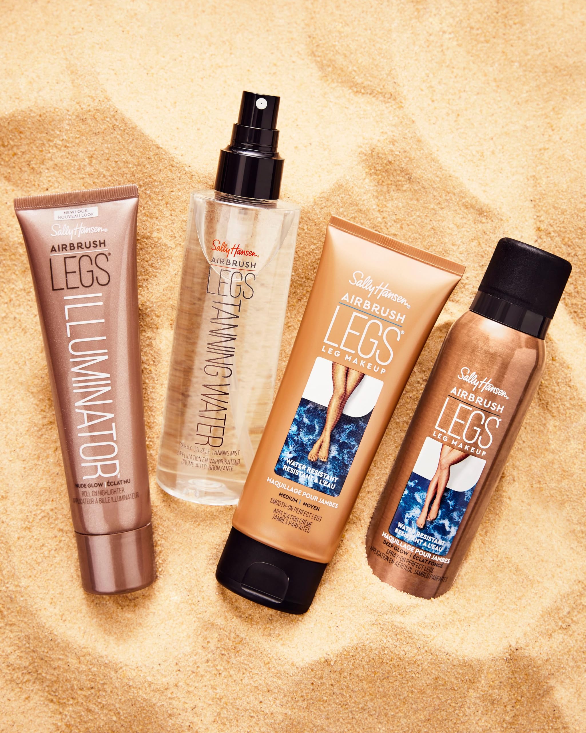 Sally Hansen Airbrush Legs medium even tone on leg skin for balanced color.