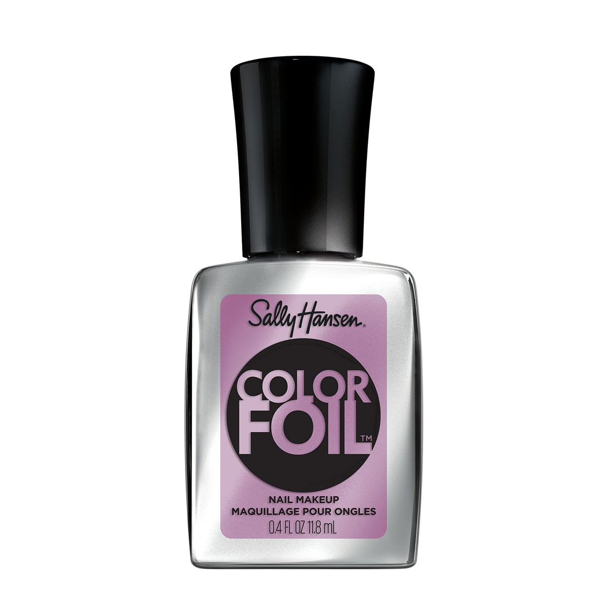 Sally Hansen Color Foil Fuchsia-ristic bottle pour reveals bold chrome shine.