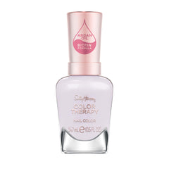 Sally Hansen Color Therapy bottle in soft purple delivers a glossy salon-look finish.