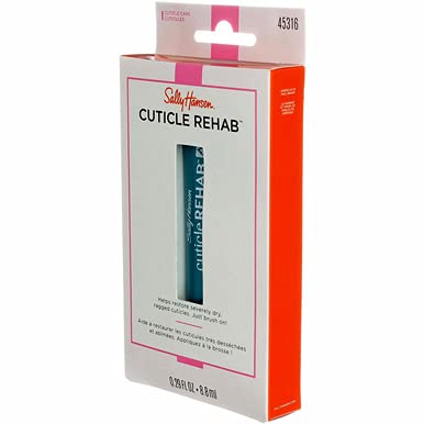 Collection of Sally Hansen Cuticle Rehab bottles together