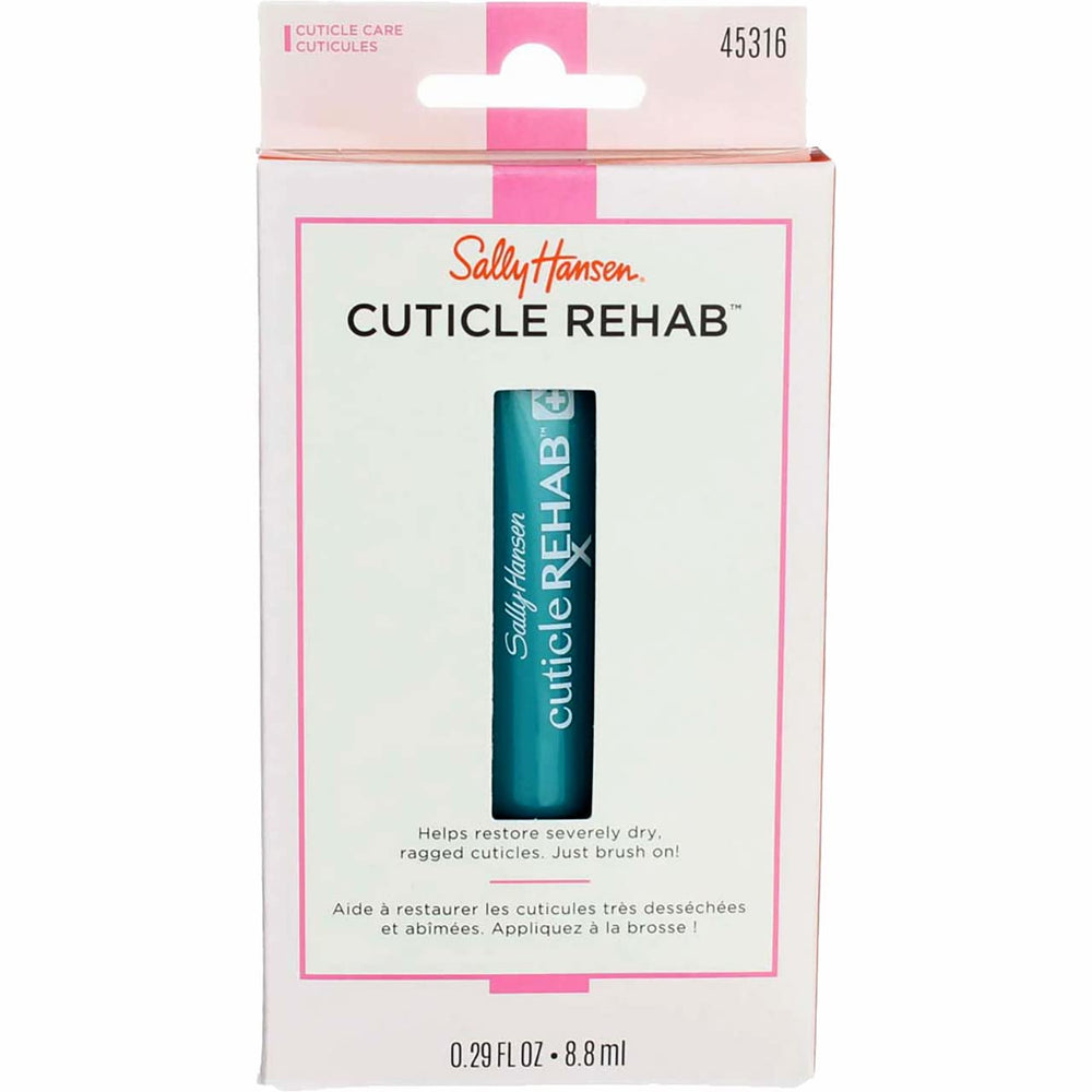 Sally Hansen Cuticle Rehab brush-on gel being applied to dry cuticles