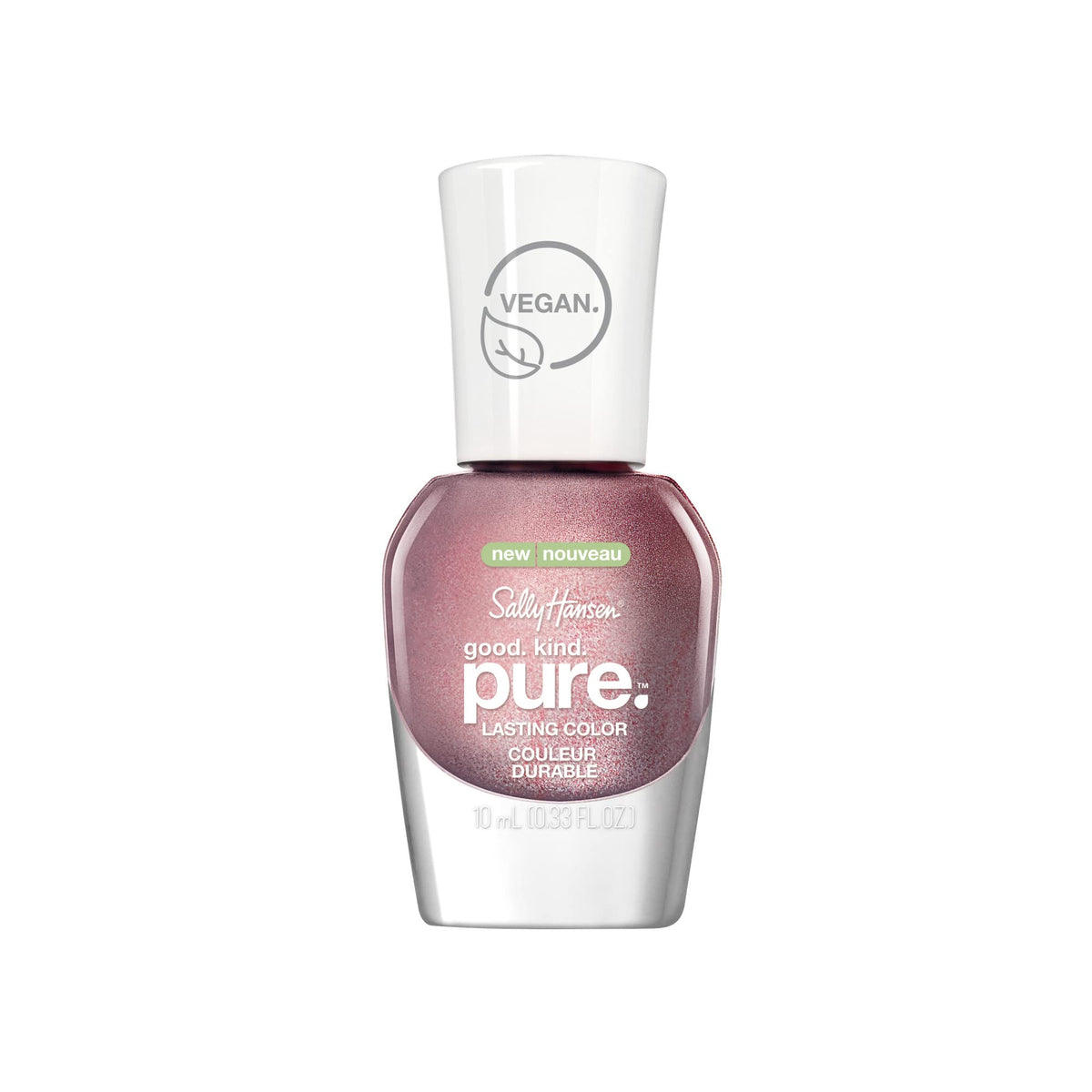 Sally Hansen Good.Kind.Pure Geode to Joy bottle closeup showing rich color and shine.