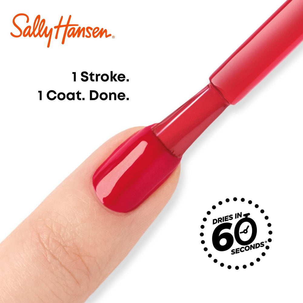 Sally Hansen Insta-Dri shiny finish with extended wear in one coat.