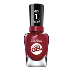 Sally Hansen Miracle Gel Dig Fig bottle displaying long-lasting color.