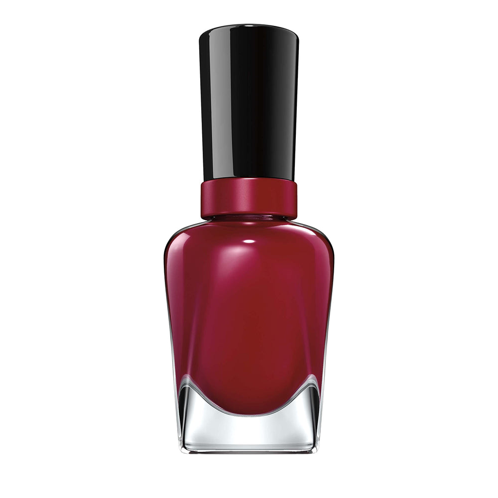 No-UV-lamp requirement for Sally Hansen Miracle Gel Dig Fig for quick gel-like finish.