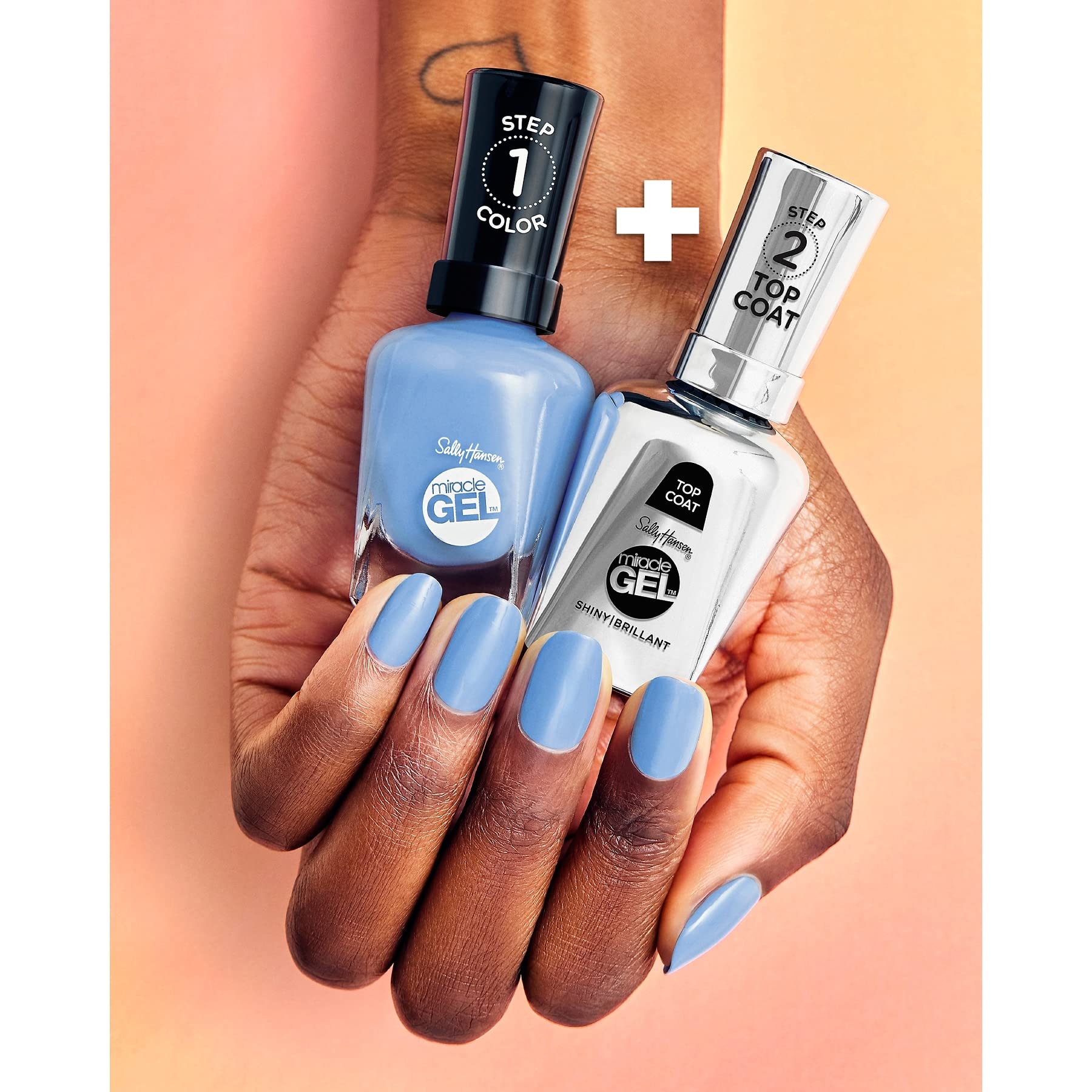 Sally Hansen Miracle Gel Dig Fig packaging designed for compact home manicure kits.