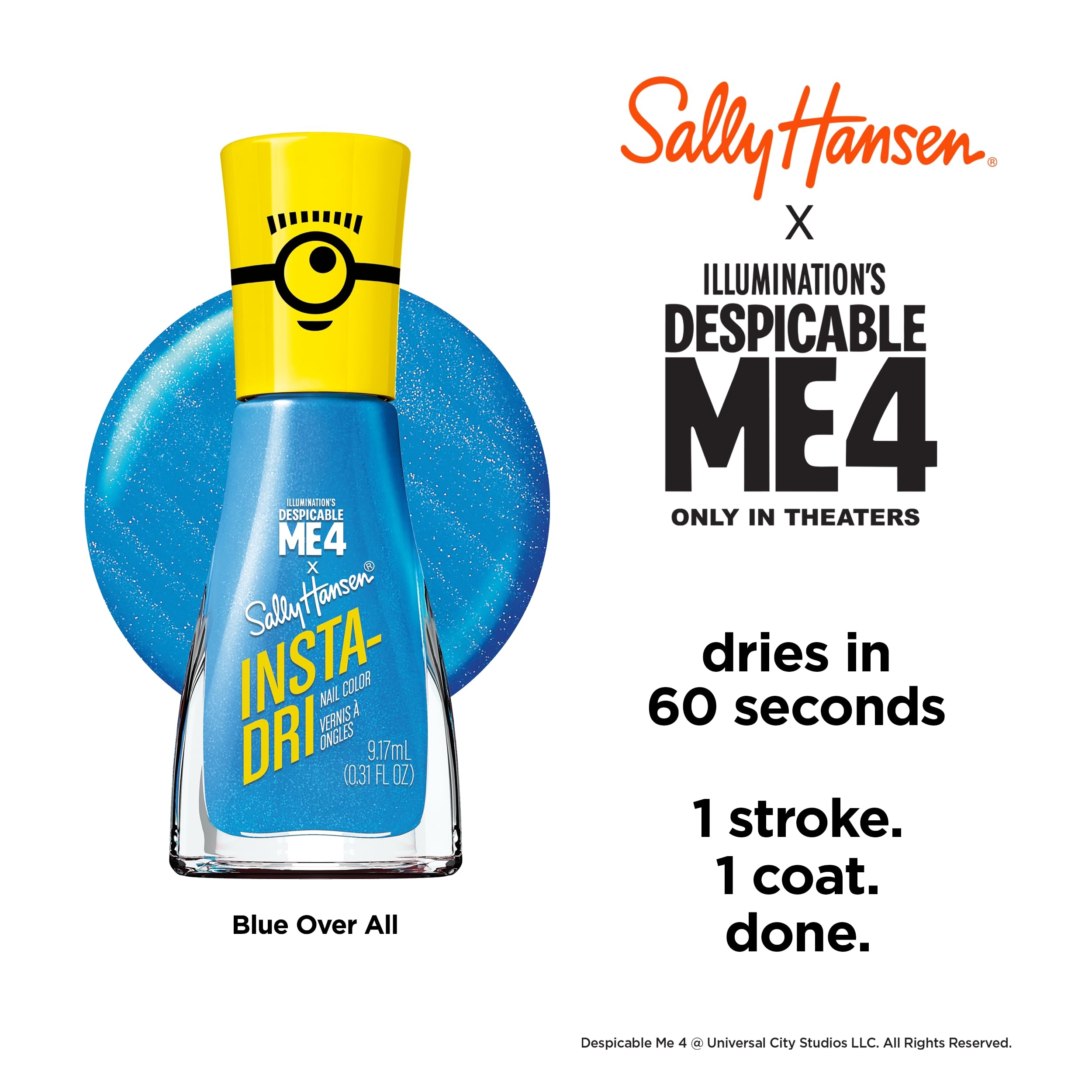 Despicable Me press-on nails provide easy, mess-free style options.