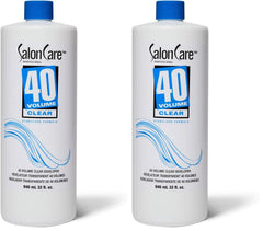 Salon Care 40 Volume Developer bottle showing strong lifting action