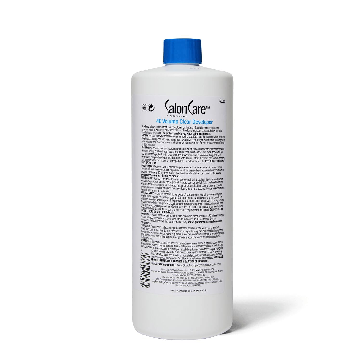 Salon Care 40 Volume Developer pack of two for value and consistency