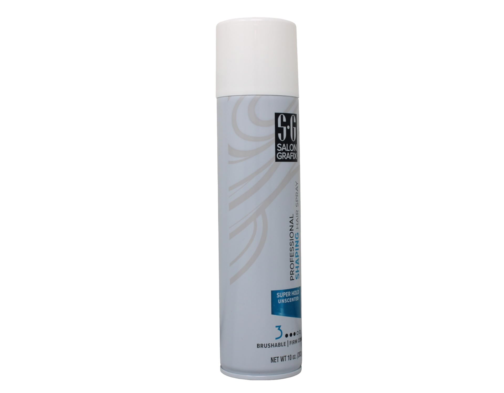 Humidity-resistant finish from Salon Grafix Shaping Hair Spray.