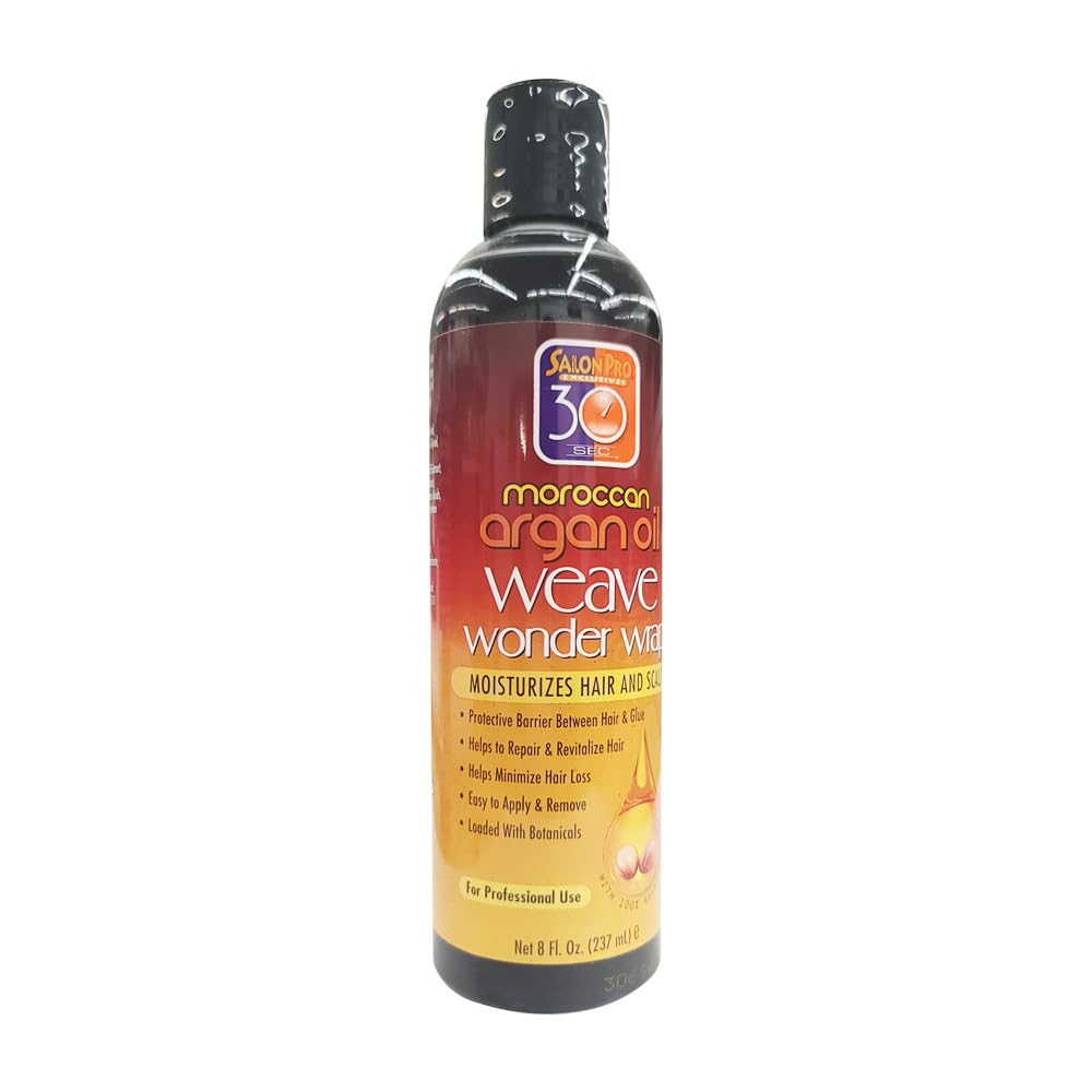 SalonPro 30 Sec Weave Wrap Dark demonstrates easy application with protective barrier