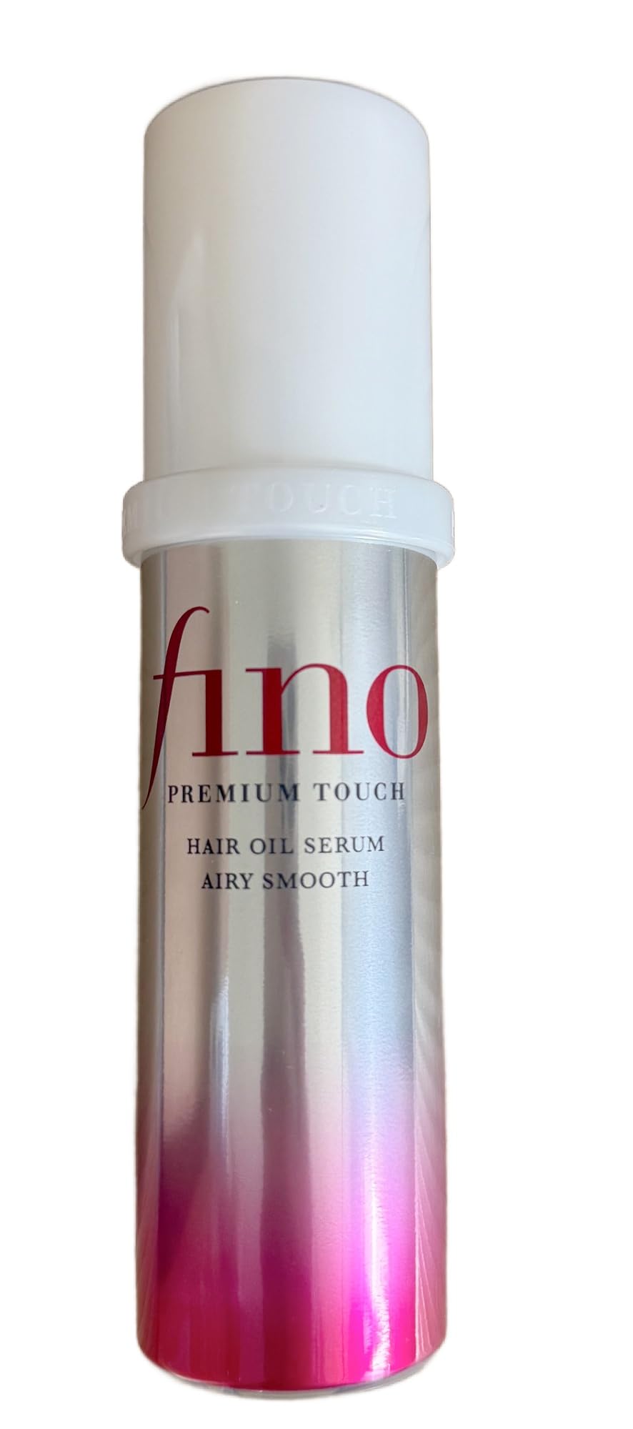 SalonTop Fino Premium Touch Airy Smooth serum bottle showing lightweight frizz control and shine