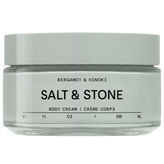 Salt & Stone Bergamot Hinoki bottle for daily hydration and fragrance.