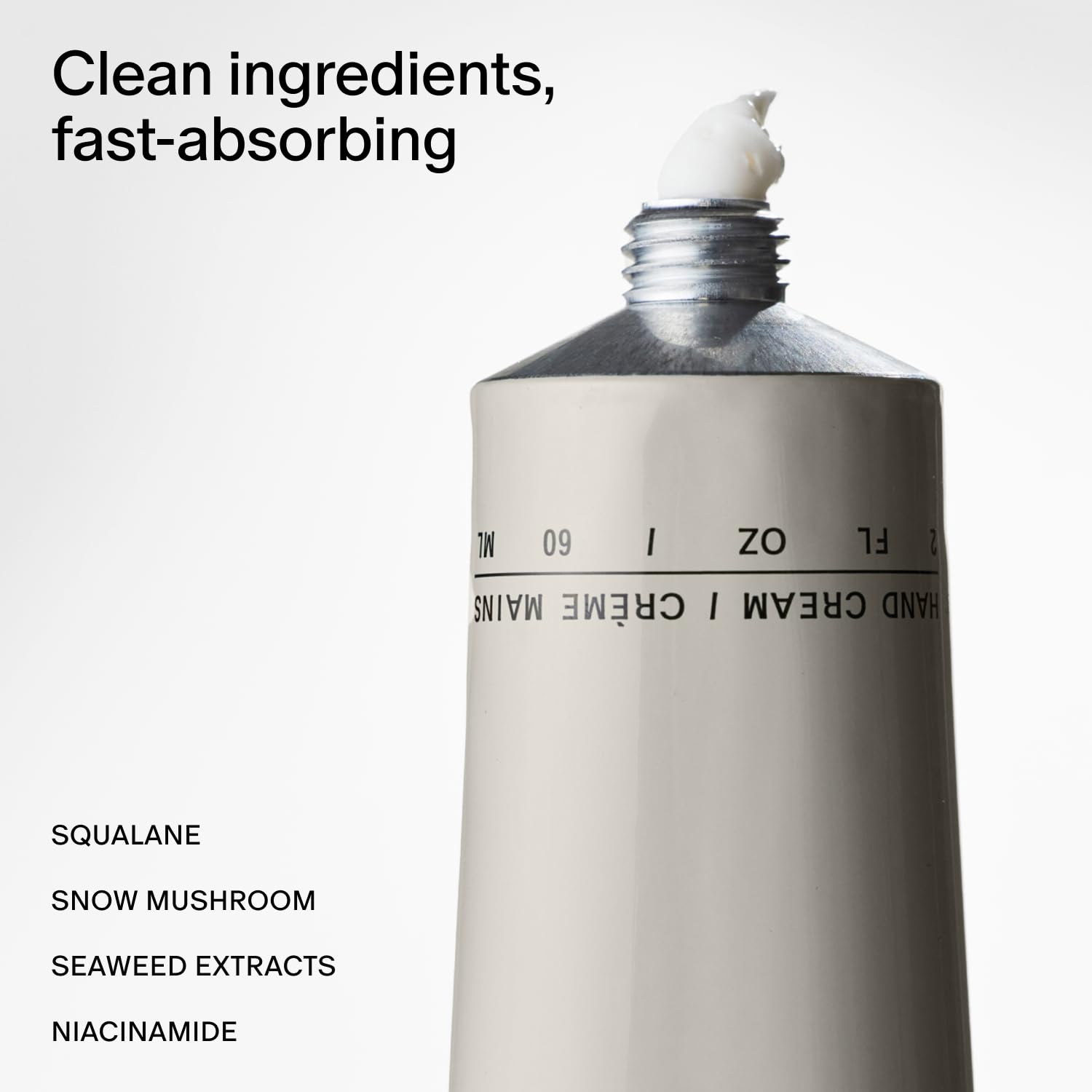 Salt & Stone Hand Cream Santal & Vetiver packaging emphasizing vegan, cruelty-free ingredients