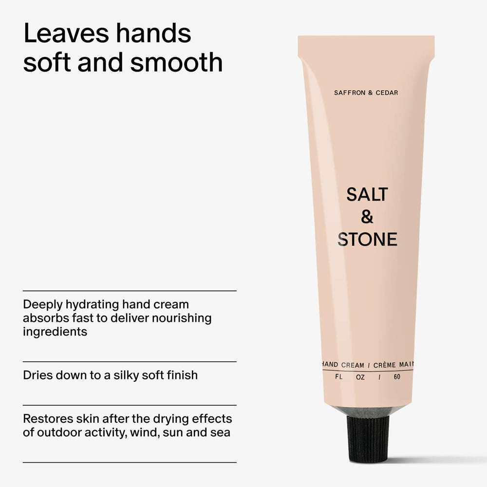 Salt and Stone quick-absorption texture on skin promotes comfortable wear.