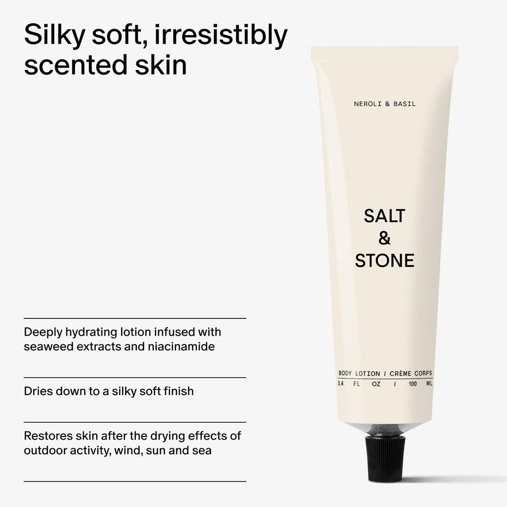 Scent swatch for Salt & Stone Neroli & Basil highlighting refreshing aroma