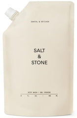 Salt & Stone Santal Vetiver bottle highlights deep hydration for skin