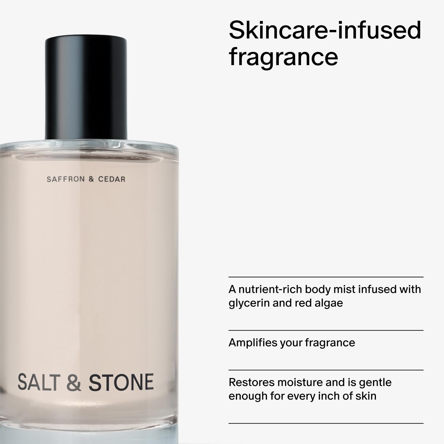 Travel-ready Salt & Stone mini duo pack with deodorant and mist.