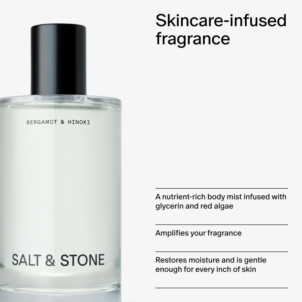 Paraben- and phthalate-free Salt & Stone ingredients list for clean care.