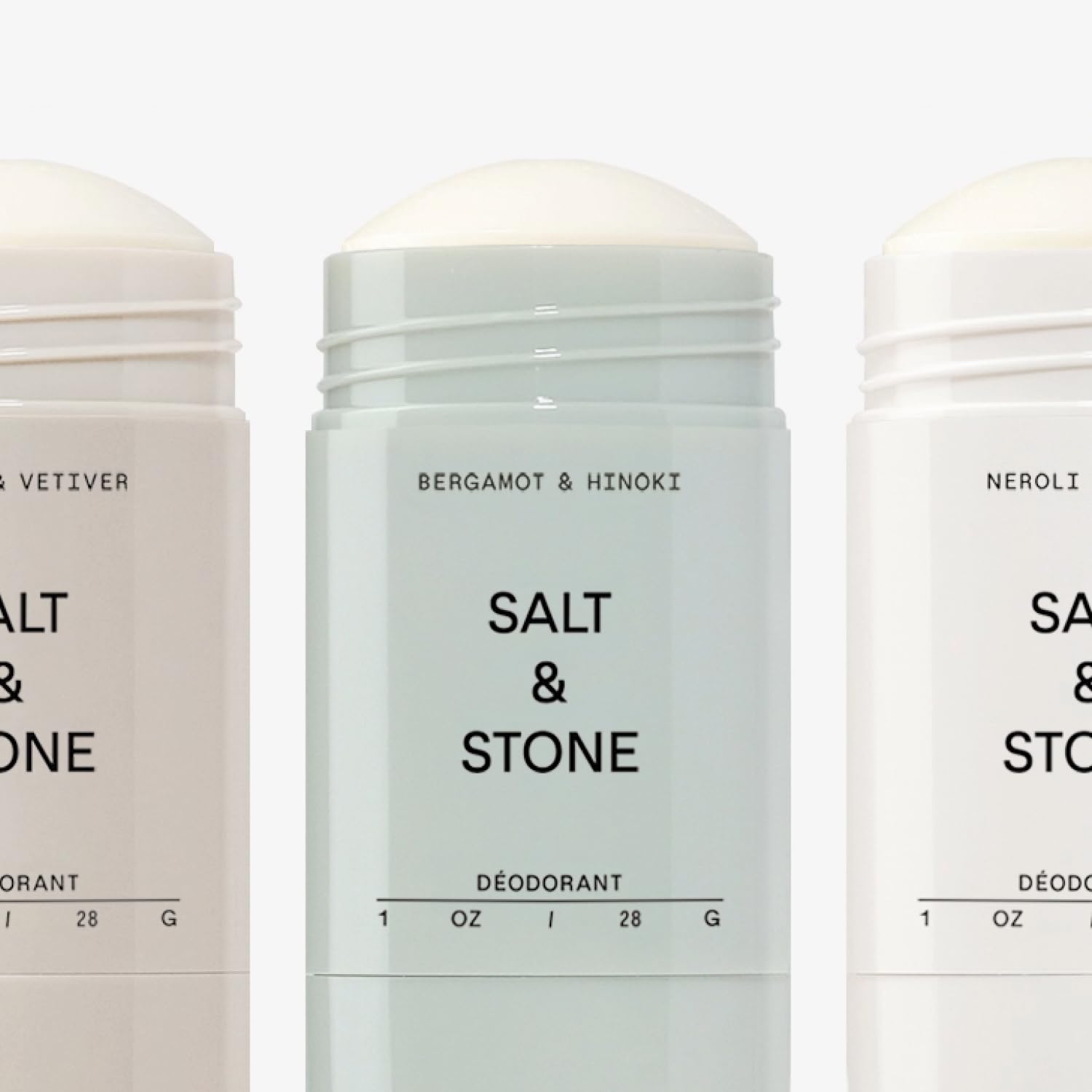Salt & Stone Leaping Bunny badge confirms cruelty-free status.