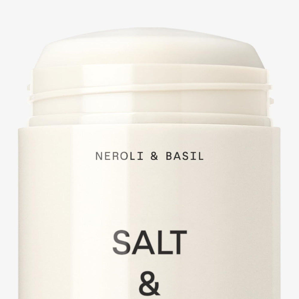 Salt & Stone Neroli Basil scent profile for energizing mornings.